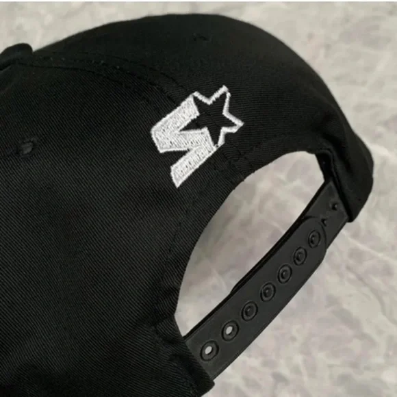 STARTER Vintage 90s RAIDERS Snapback Hat $500+ Black Green Bill